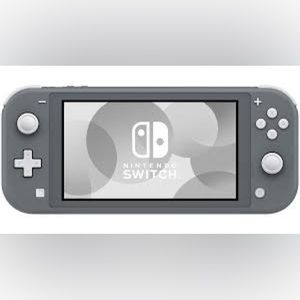 USED gray nintendo switch lite